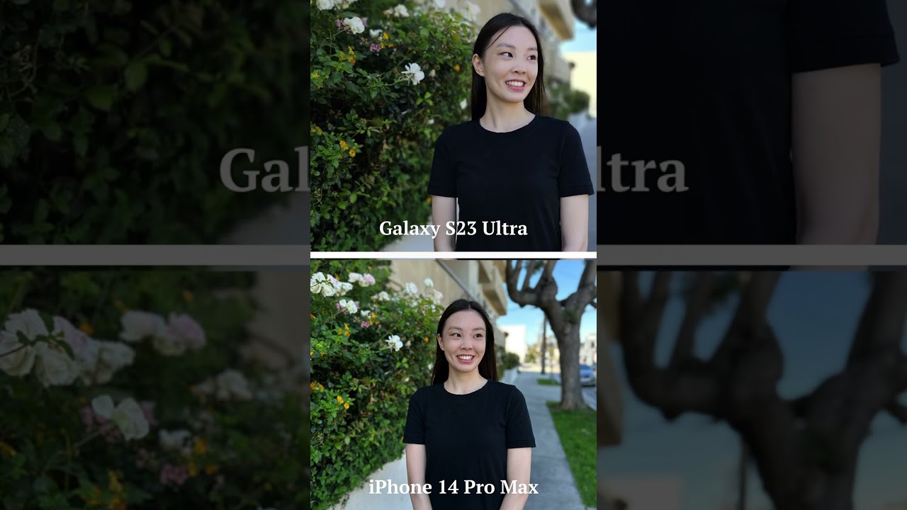 iPhone 14 Pro Max vs Samsung S23 Ultra – Portrait Mode Camera Test