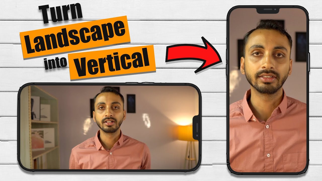 How to Convert Landscape Video into Portrait on iPhone FREE?