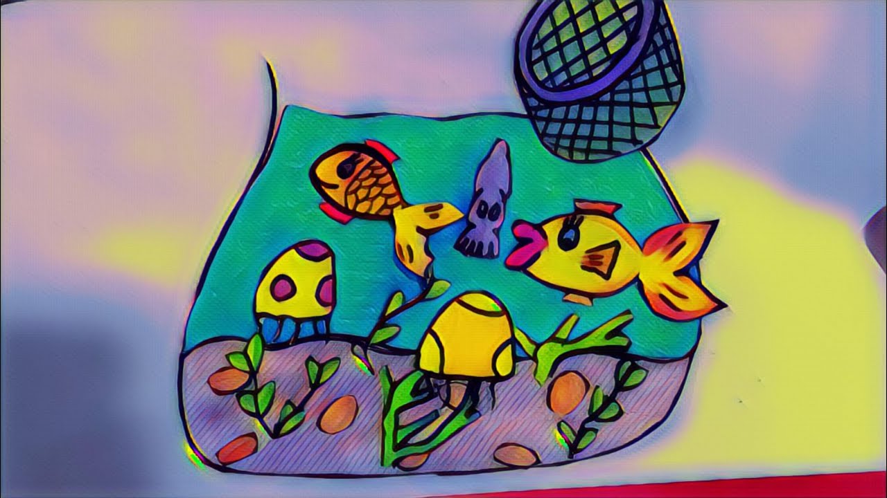 Wow, how beautiful is Lucy's aquarium Do you want to learn to make it yourself?