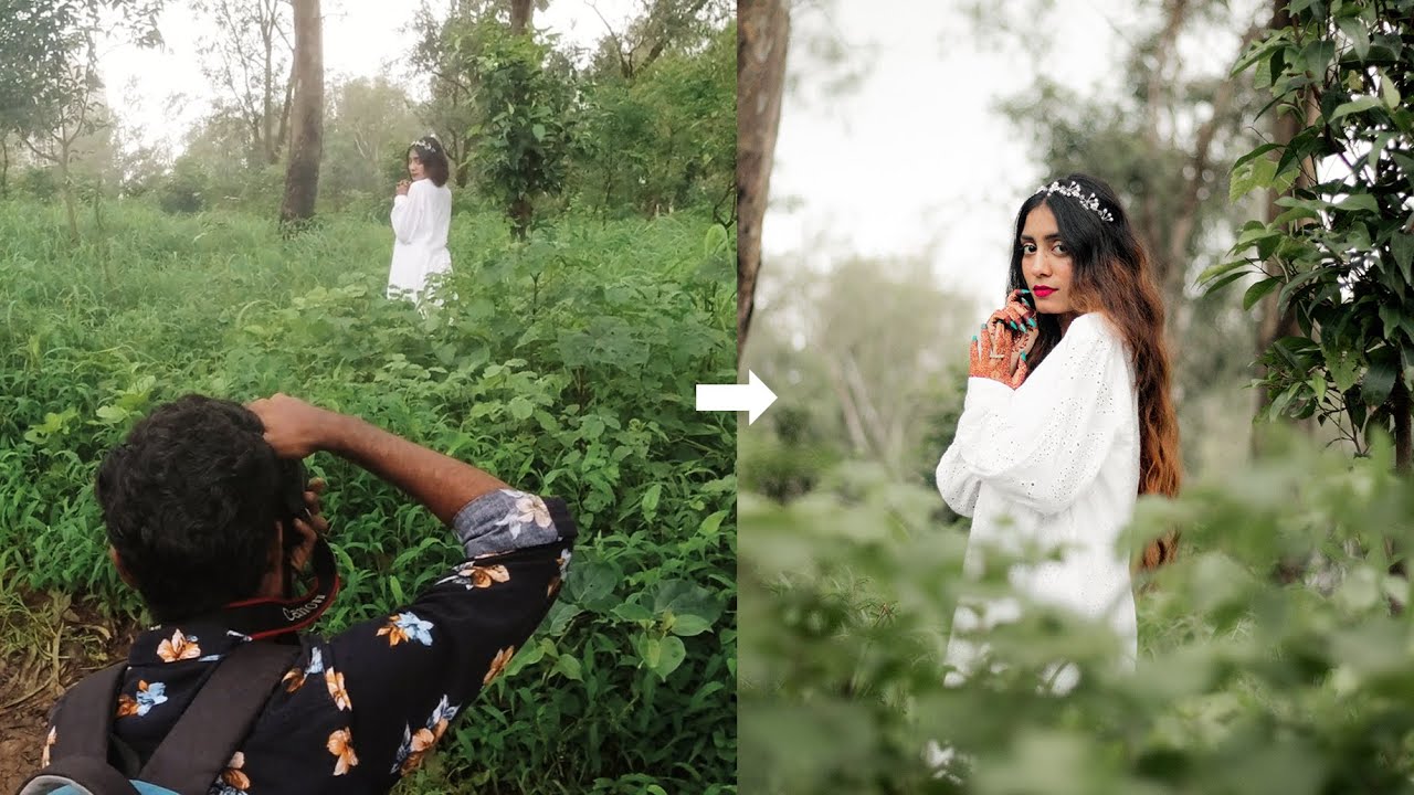 Dreamy Portrait photography in Forest with Canon 80D and 50mm F1.8