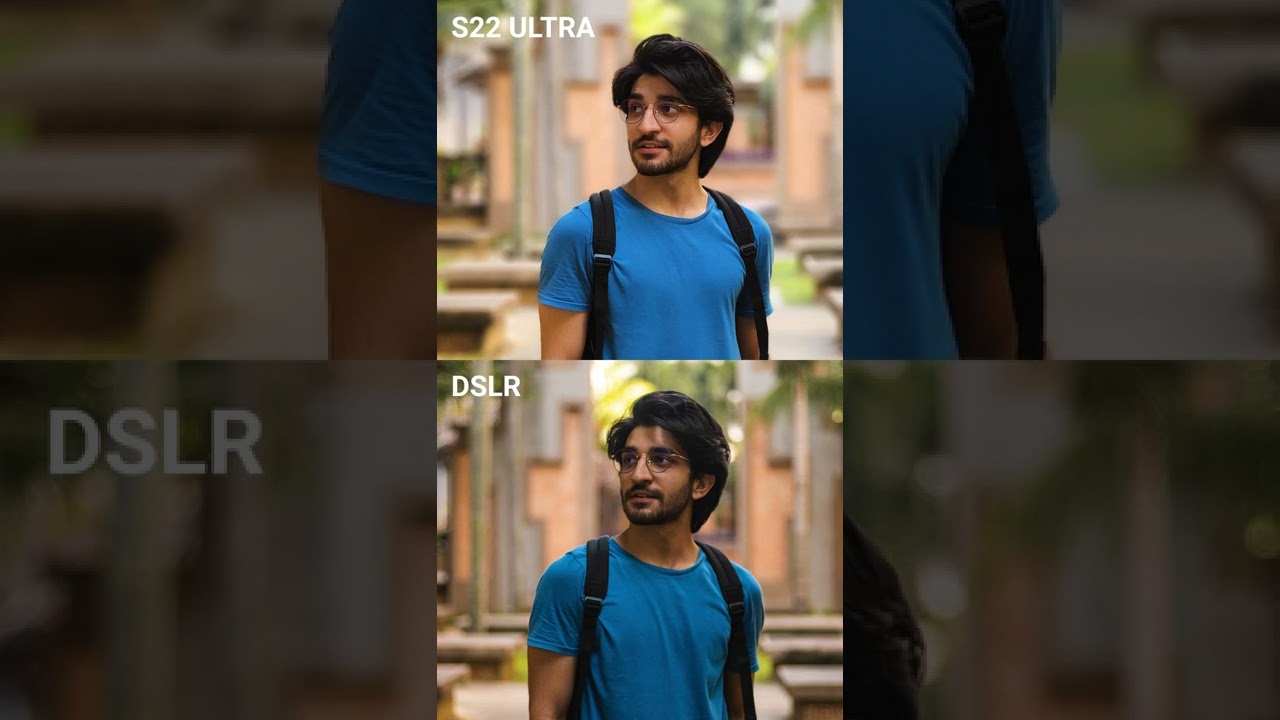 S22 Ultra VS DSLR – Portrait Mode Comparison! #Shorts