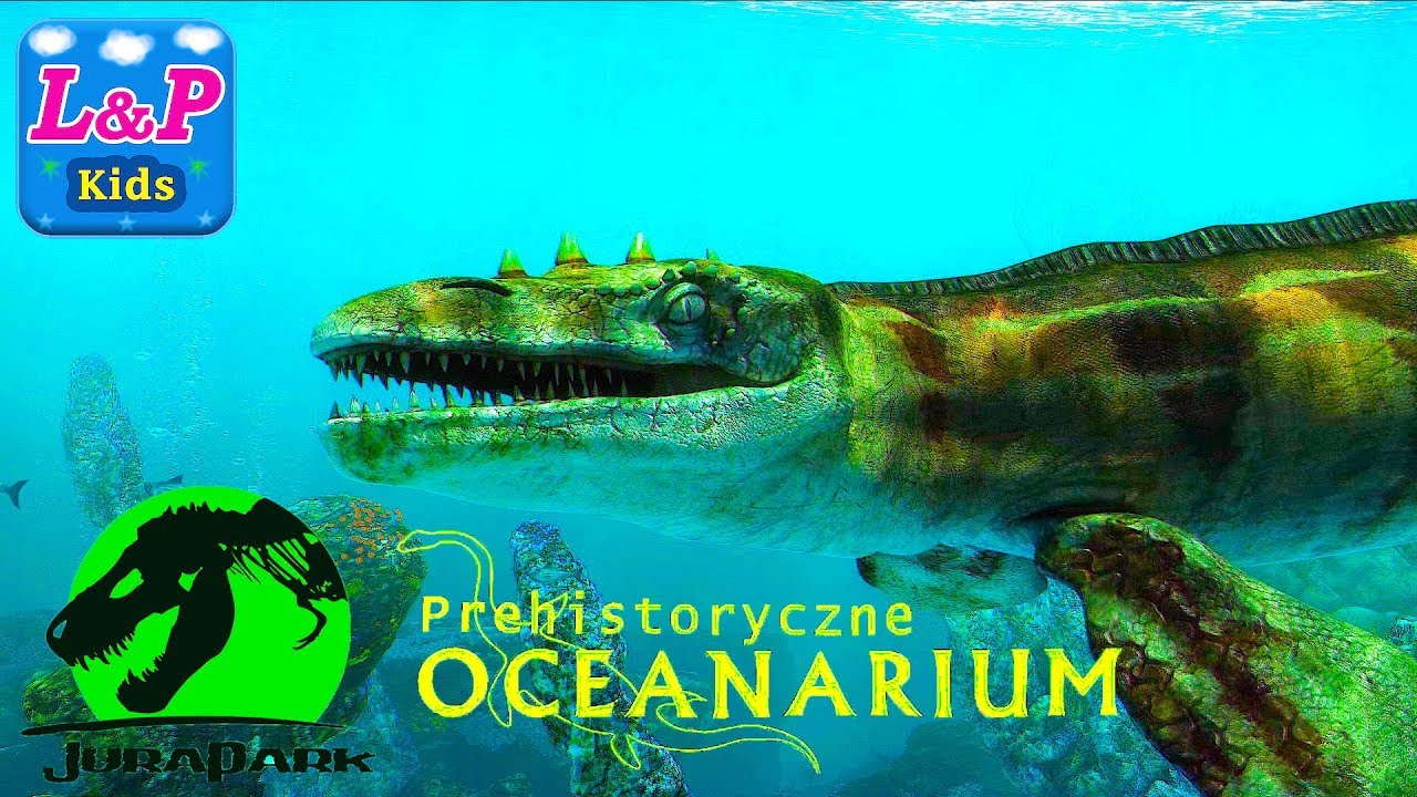 Sea dinosaurs for kids | Huge prehistoric reptiles in 3D aquarium | Marine dinosaurs & predators