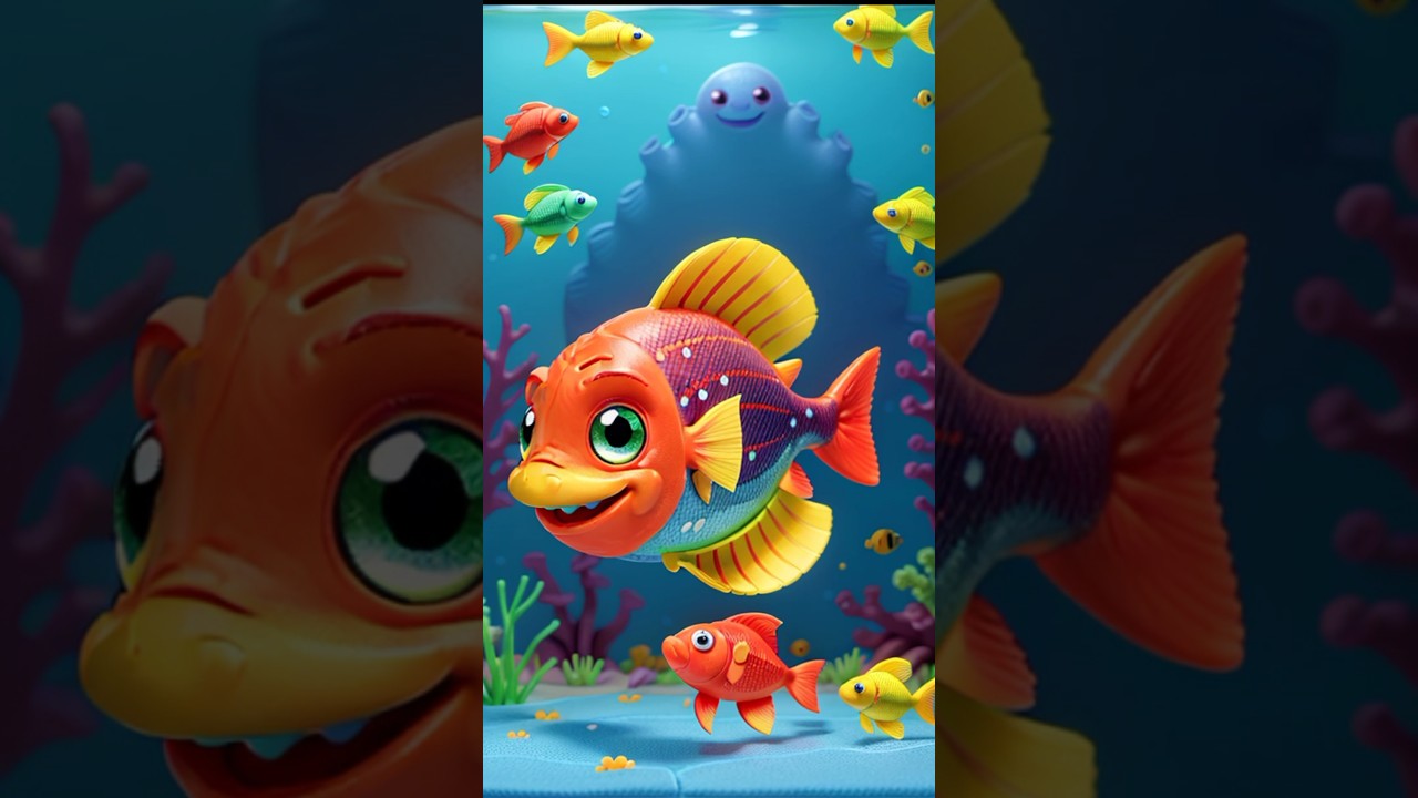 Cute Fish Figure Toys 😍 #watertoys #fishtoys #animaltoys