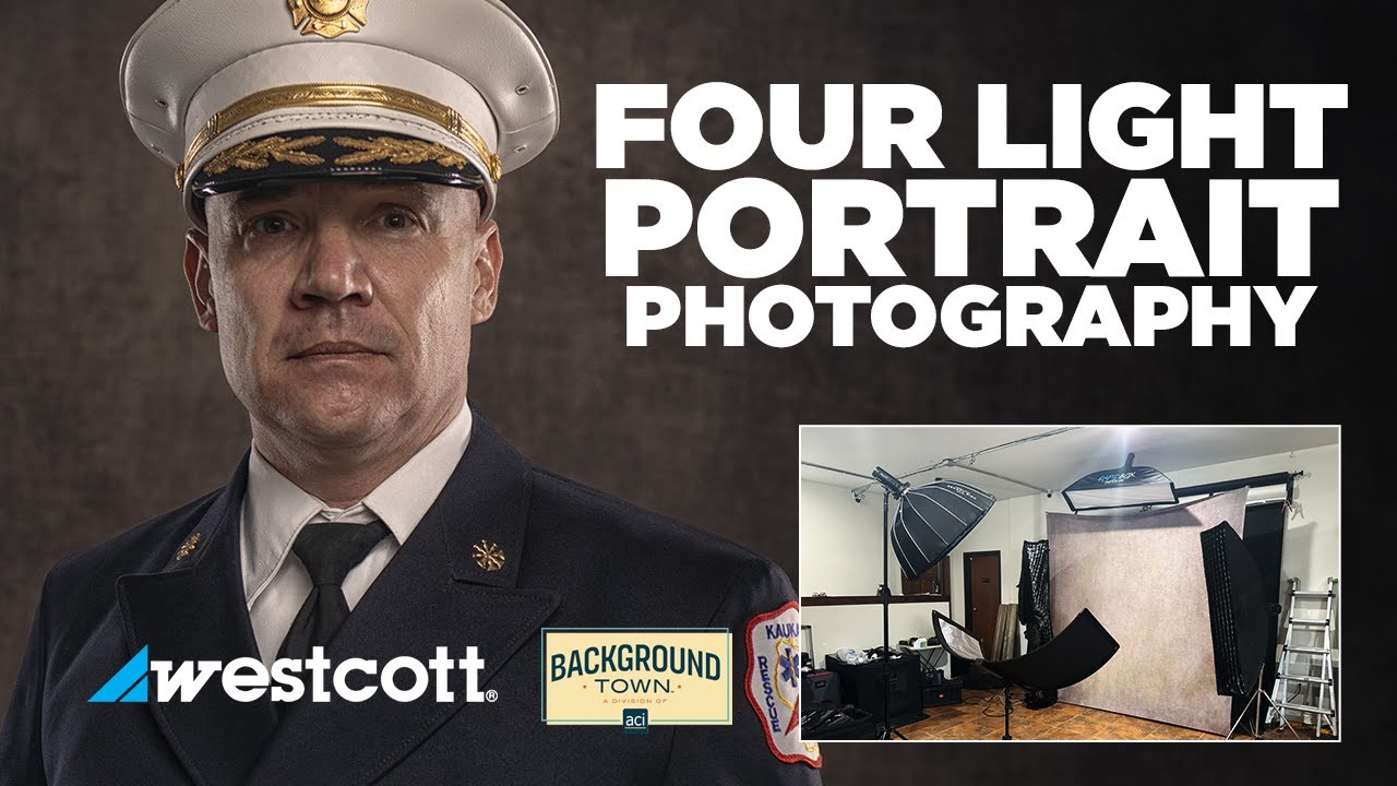 Four Light Portrait Photography Setup and Session Walkthrough