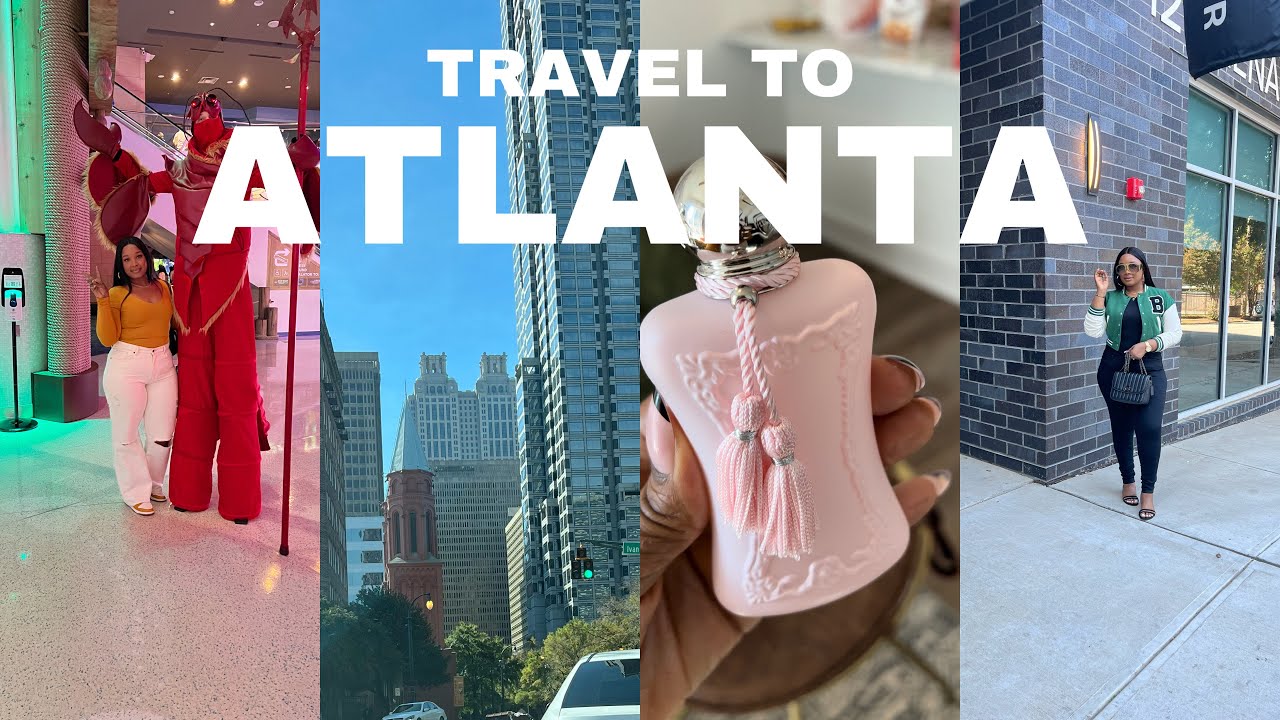 ATLANTA TRAVEL VLOG! GEORGIA AQUARIUM, LUXURY SHOPPING, AIR BNB TOUR, VISITING FAMILY ETC
