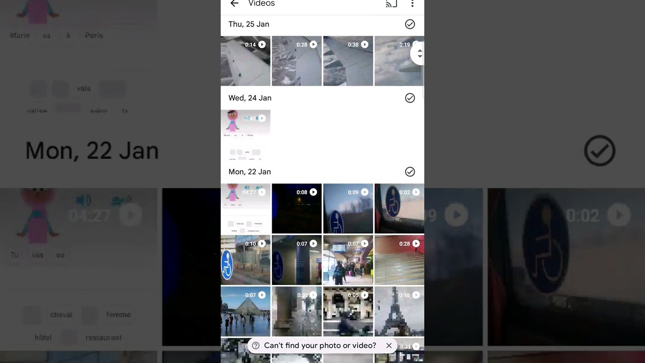 Change a portrait video to landscape using Google photos