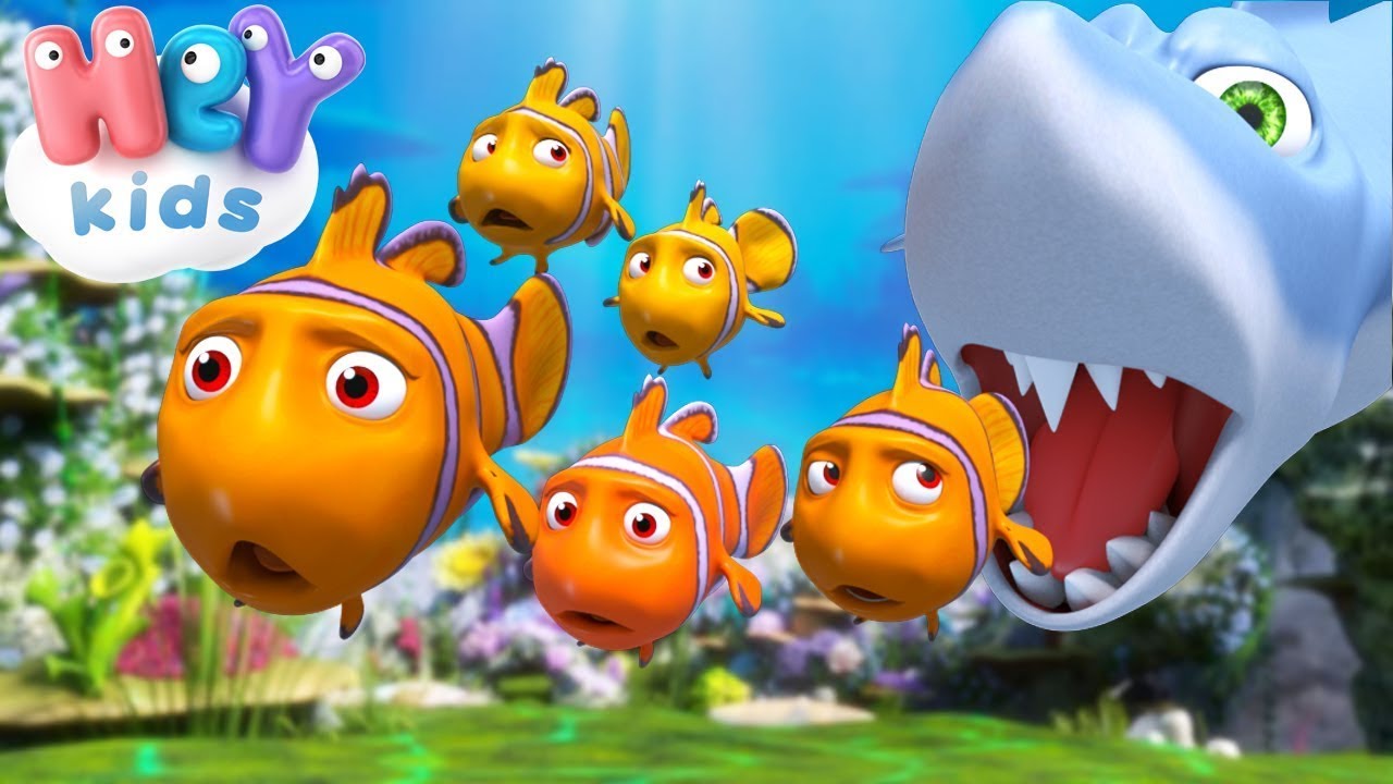 Five Little Fishies ๐ Counting & Numbers Songs for Toddlers | HeyKids – Nursery Rhymes