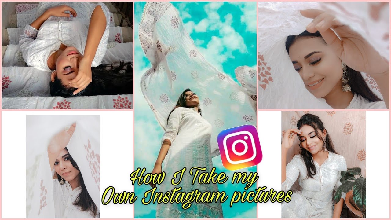 How I take Instagram pictures by myself | Self portrait ideas 🤳 | Photoshoot with phone pt. 2