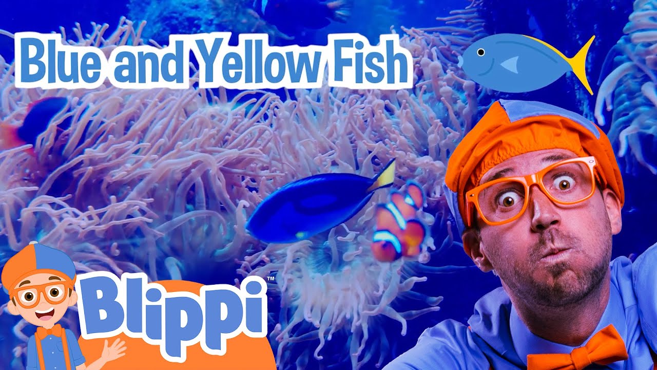 🐠 Just Keep Swimming! Learn at the Kids Aquarium 🐠 | @Blippi  | 🔤 Moonbug Subtitles 🔤