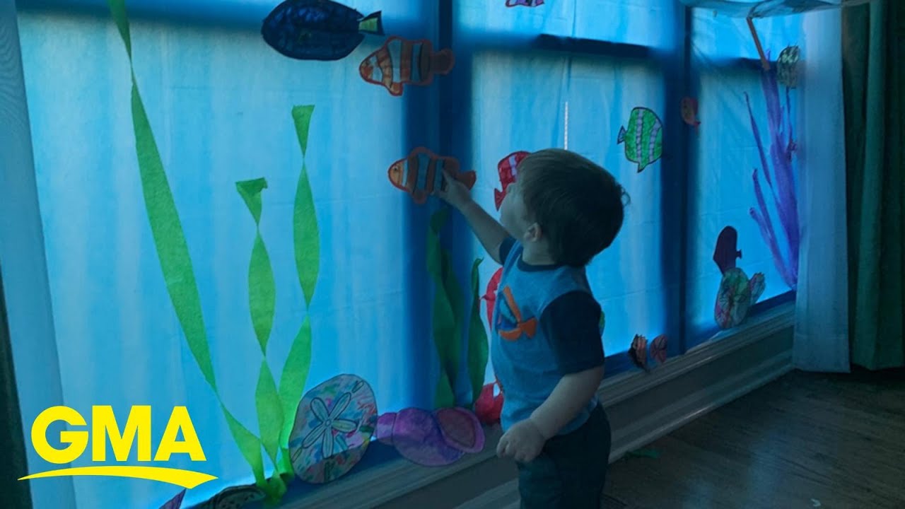 Mom transforms house into under the sea aquarium for son’s birthday in quarantine l GMA Digital