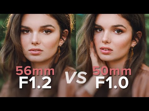 Fujifilm 50mm f1.0 vs 56mm f1.2 Portrait Comparison on X-T4