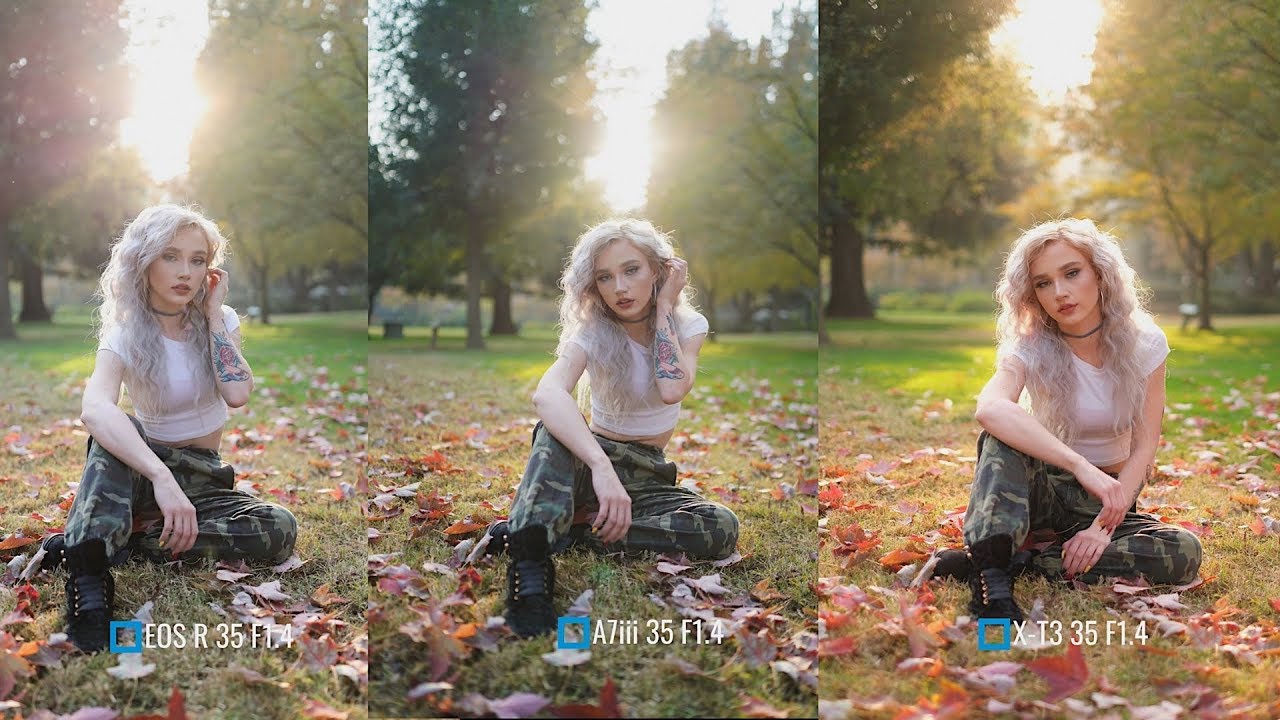 Sony A7iii vs Canon EOS R vs Fujifilm X-T3 (Backlight Portraits) w/ @illmindofapril