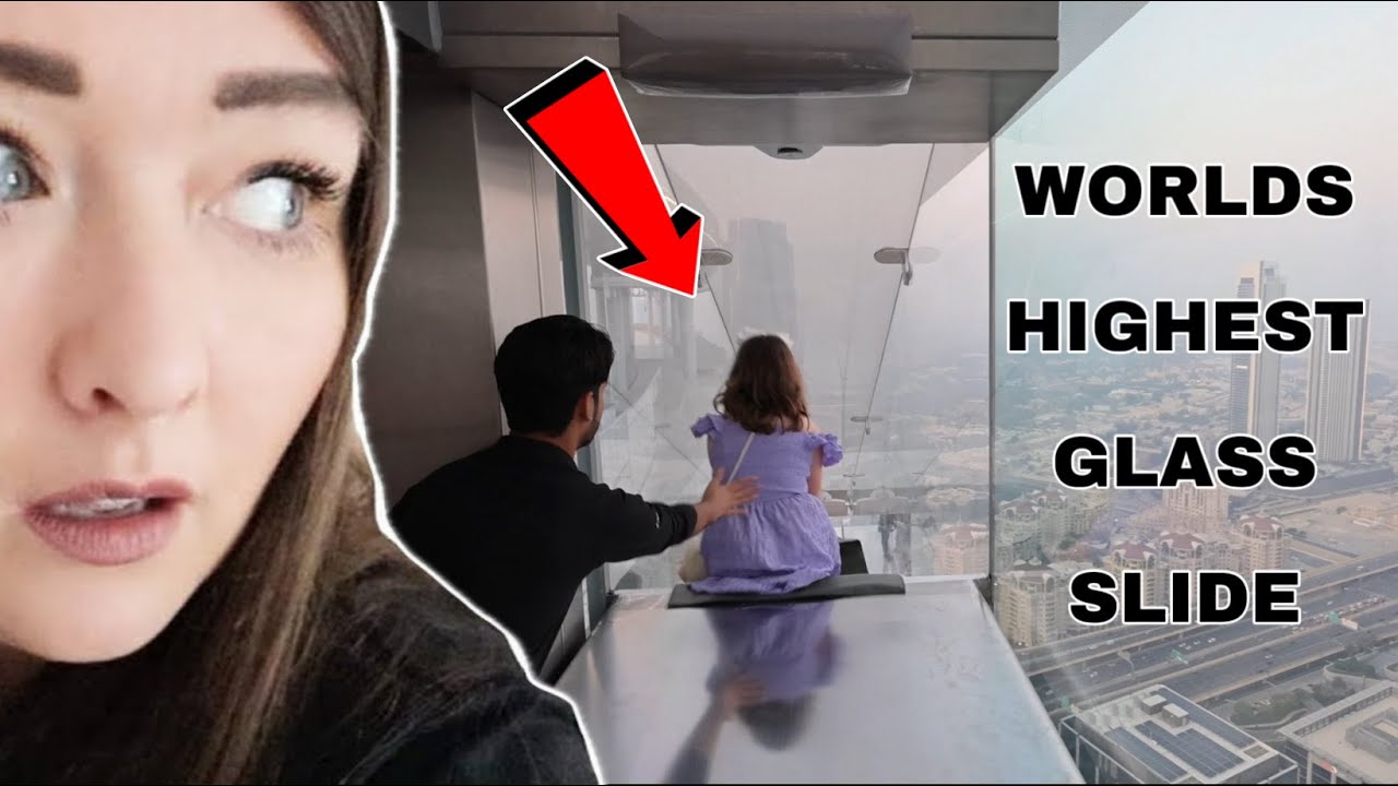 GOING ON THE WORLDS TALLEST GLASS SLIDE (220 METRES IN THE AIR)