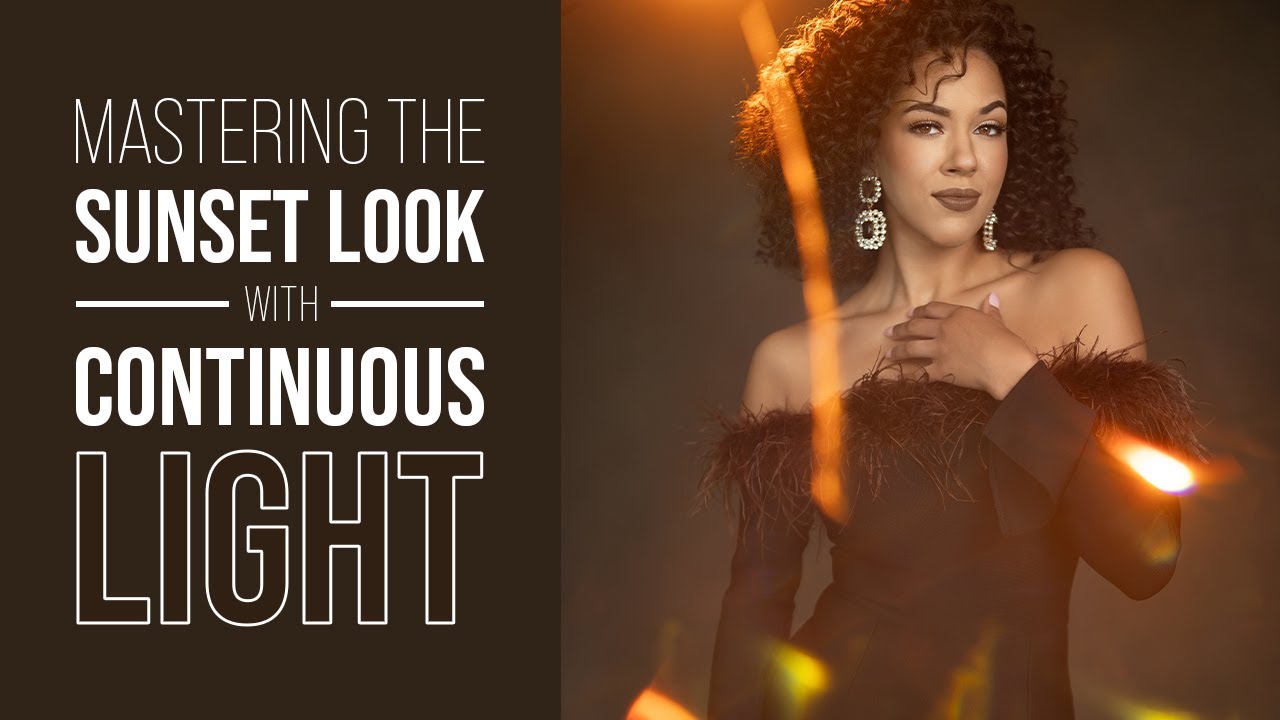 Creating Sunset Photography Using  Continuous Light
