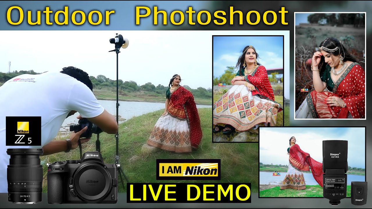 Nikon Z5 Setting With Portrait Photoshoot Live Demo