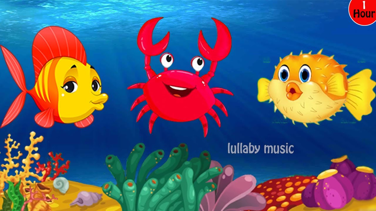 Bedtime Baby Lullaby: Soothing fishes: Calming Undersea Animation:- Aquarium