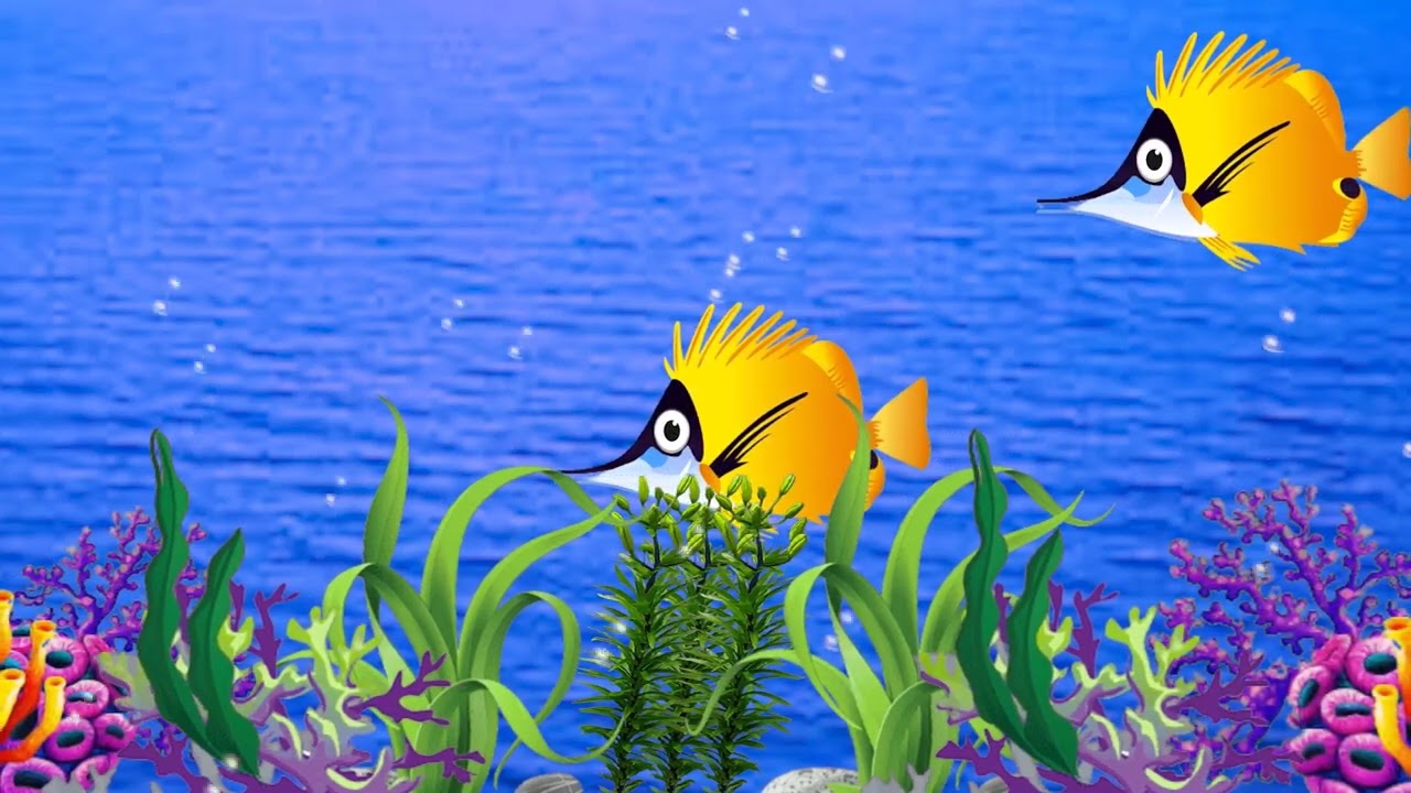 Lullabу and Calming Undersea Animation. Aquarium lullaby _  Baby Sleep Music. Soothing Fishes
