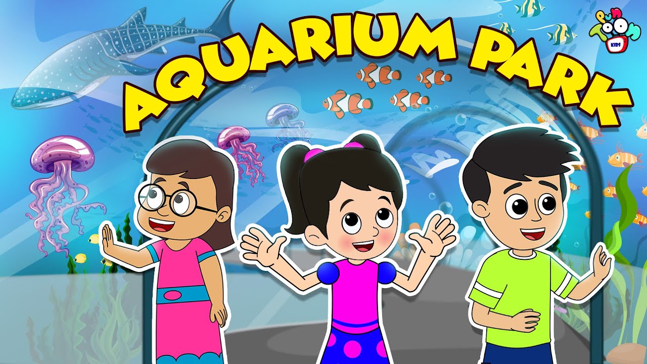 Aquarium Park | Fish Pond | Telugu Stories | Moral Stories | Kids Animation Story | Puntoon Kids
