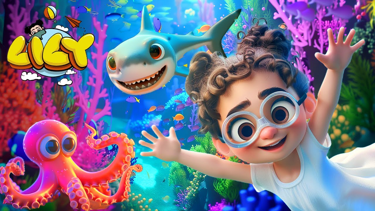Exploring the Aquarium | Lily's World Nursery Rhymes & Kids Songs