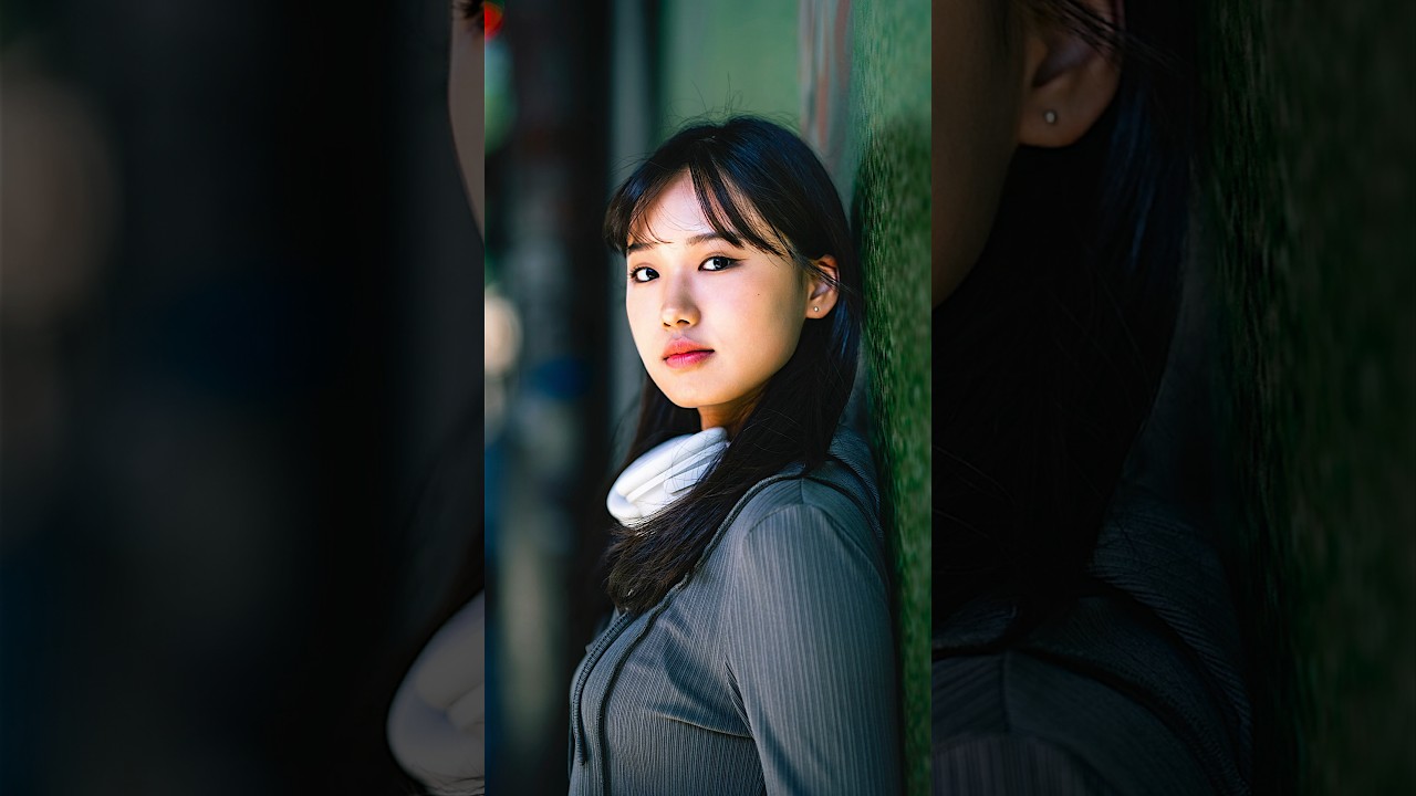 Street portrait photography with Jinny 😊  #streetportraits #urbanphotography