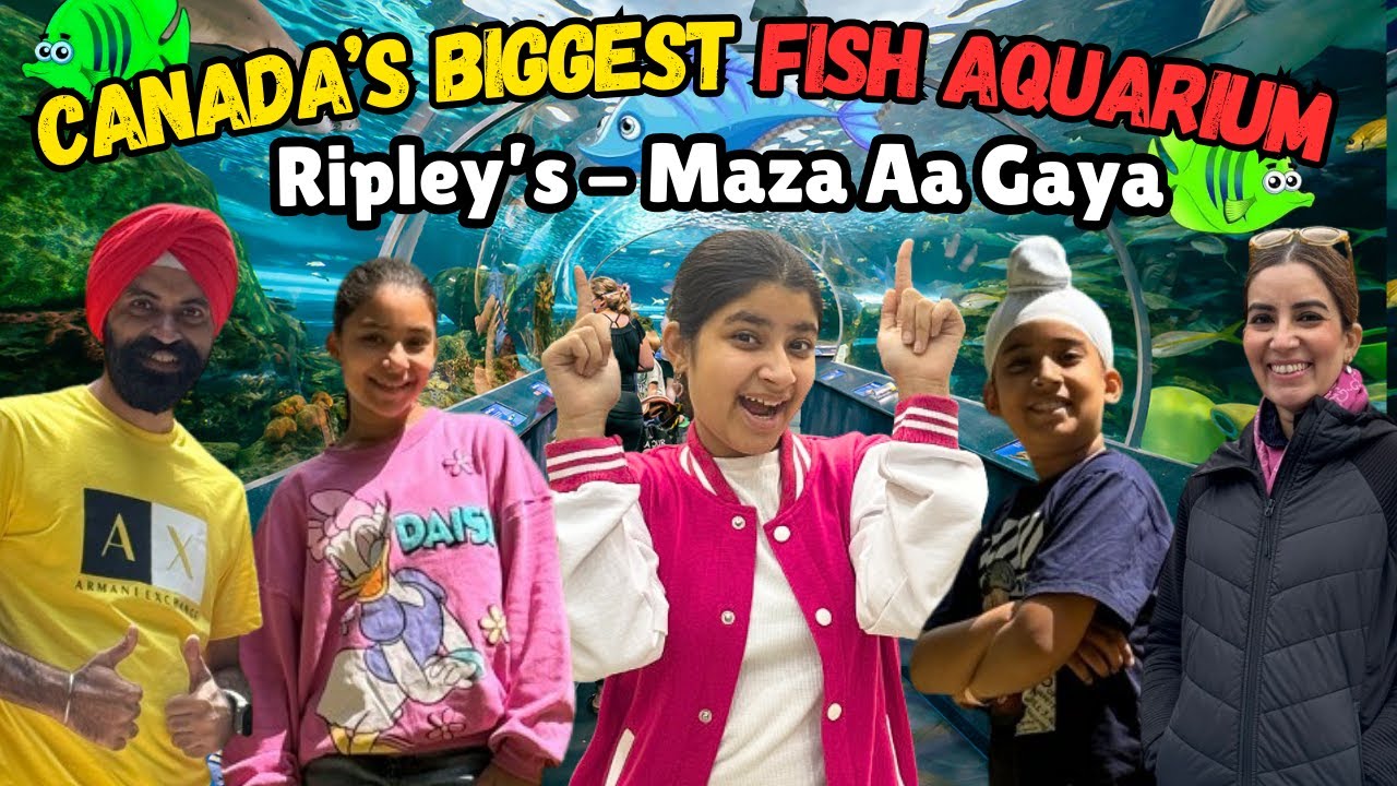Canada’s Biggest Fish Aquarium Ripley’s – Maza Aa Gaya | RS 1313 VLOGS | Ramneek Singh 1313