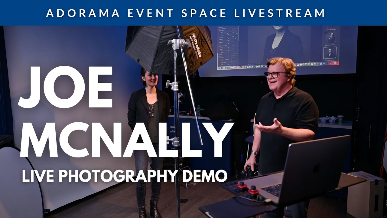 "Big Light, Small Light" Live Photography and Lighting Demo with Joe McNally | Adorama Event Space