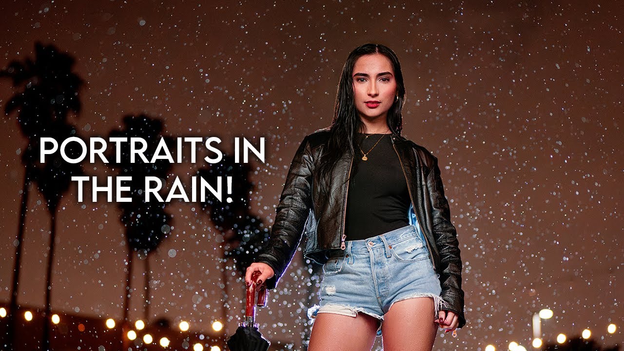 How I Took Portraits in the Rain! BTS Photoshoot!