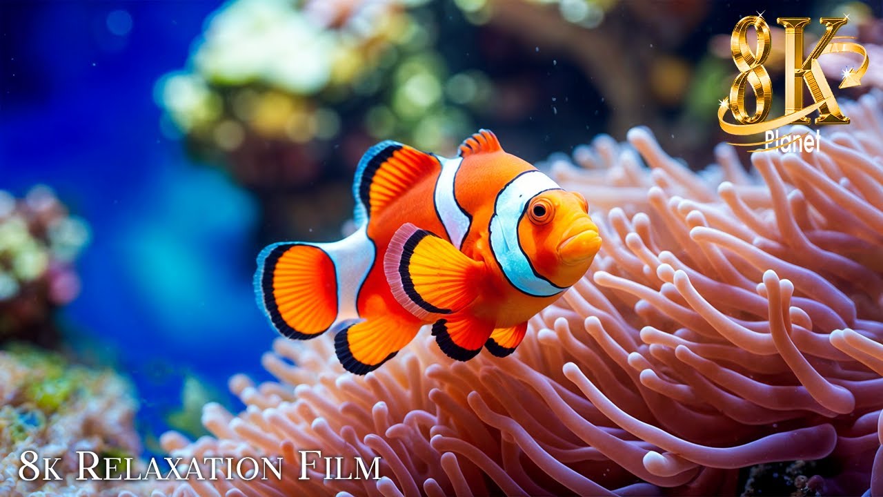 Aquarium 8K VIDEO (ULTRA HD) – Stunning Ocean Fish Footage – Underwater Wonders Aplenty