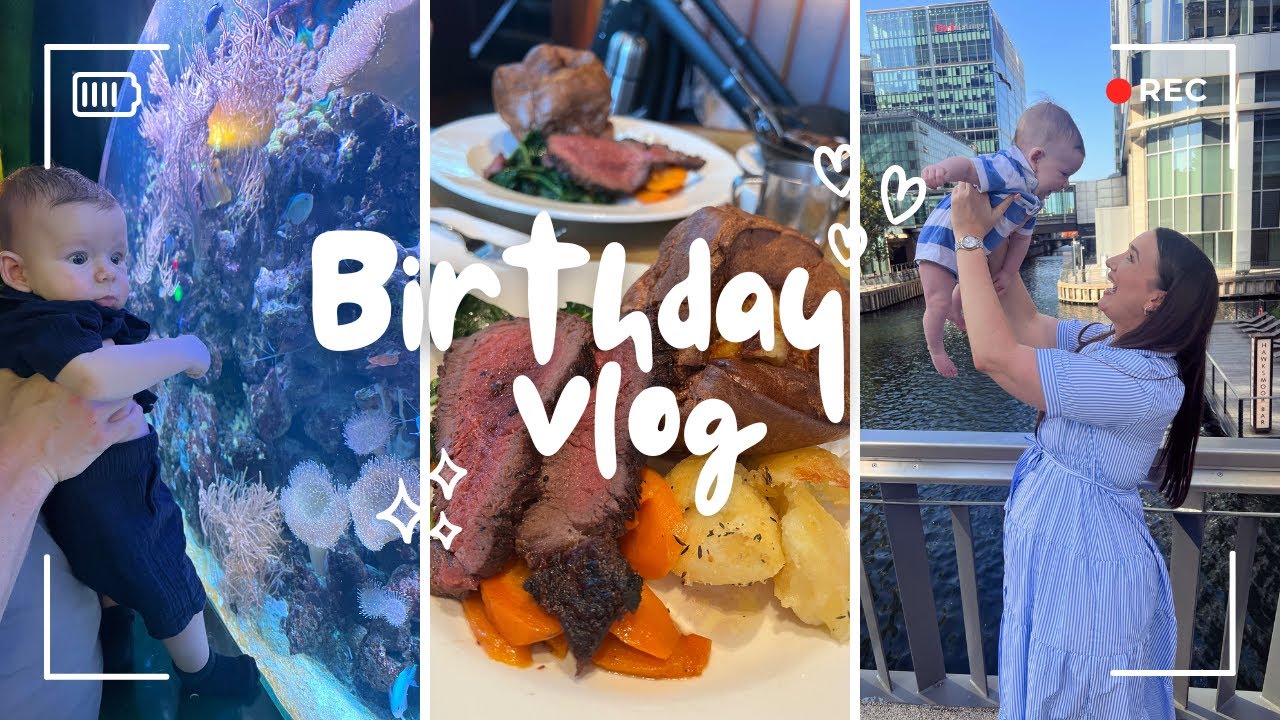 BIRTHDAY VLOG | The best roast, aquarium & family time