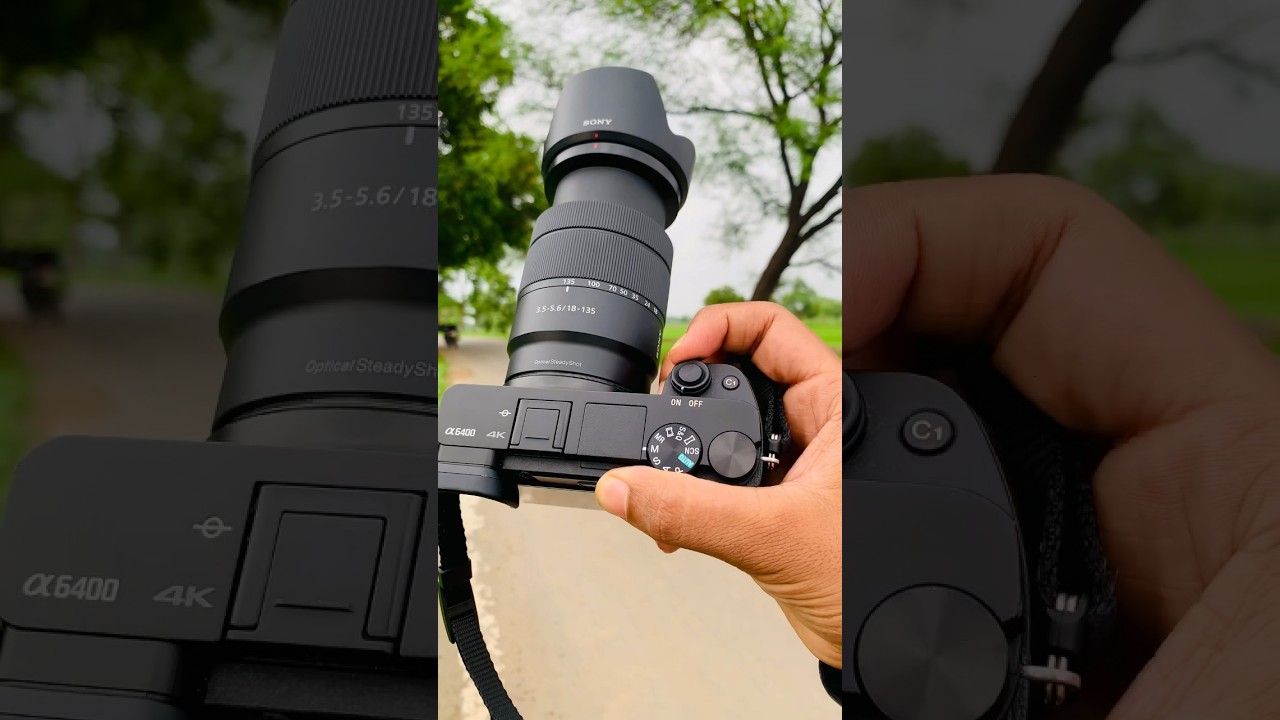 Sony camera 18-135 lens best portrait photography sattings 📸 #sony #photography #sonya6400 shorts