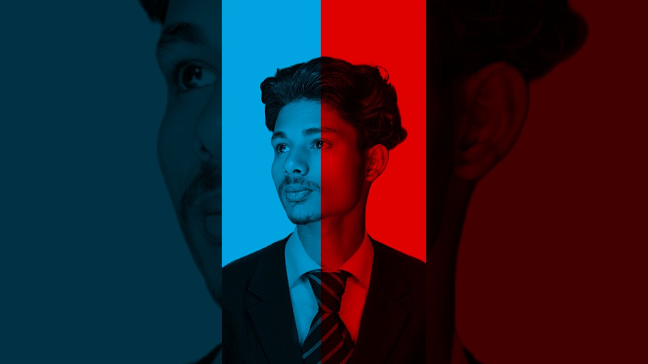 Dual Tone Portrait Photo Editing #picsart #edit #editing #photography #trending #shorts