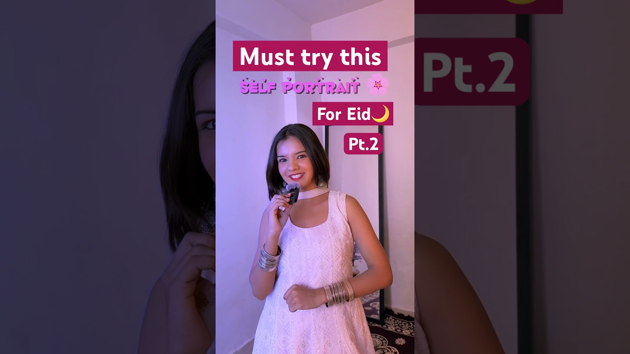 Try this Self potrait pt.2 this Eid 🌙🫂 #ytshorts #eid2025 #viralvideo #eid #srk #eidsongs #eidposes