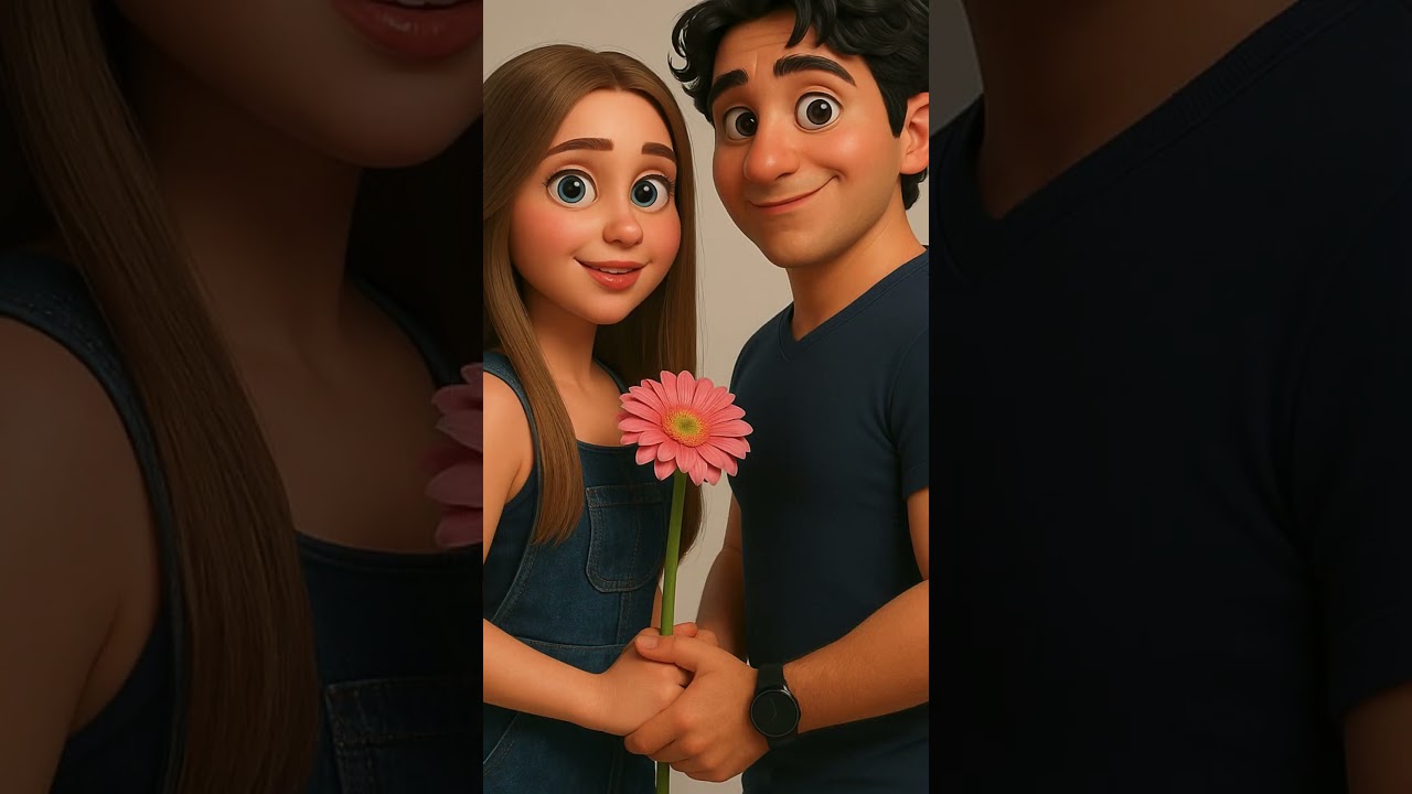 Pixar-Style Portrait Transformation! 🎨✨ #digitalart #personalizedgifts #dezineaura