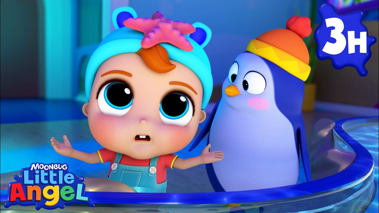 Fun Day At The Aquarium | |  Little Angel Color Songs & Nursery Rhymes | Learn Colors & Shapes