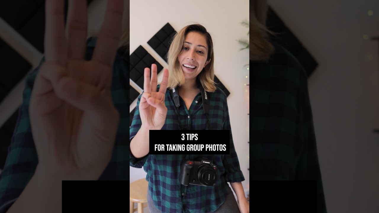 3 Tips for Taking Group Photos Subscribe for more tips! #portraitphotography #photographer