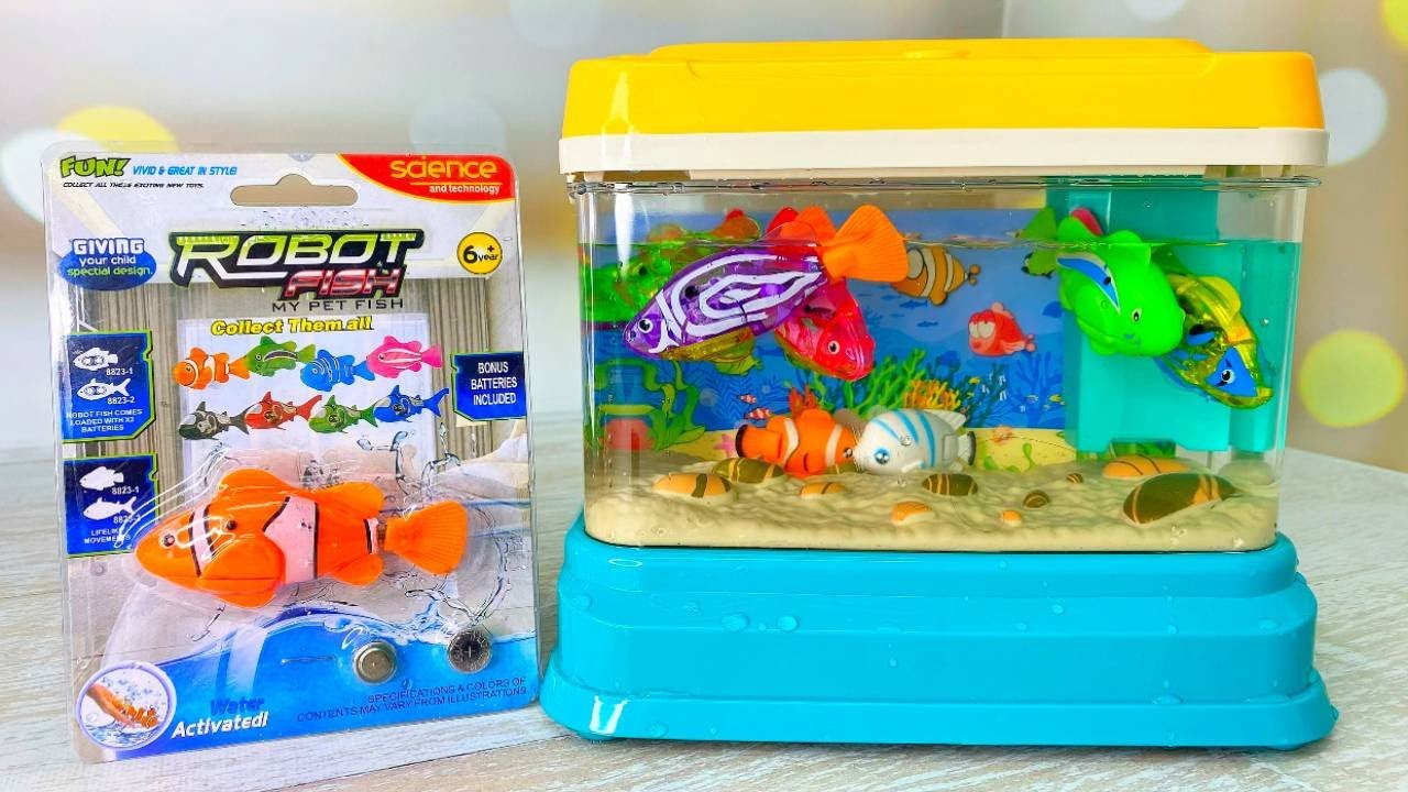 [🐱toy asmr🐱] Nemo's Aquarium Playset + Robo Fish ASMR 🐟🌊 | Satisfying Unboxing No Talking Toys