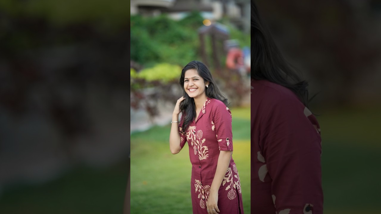 Approached her for portraits, and found grace in every glance #vizag #youtubeshorts