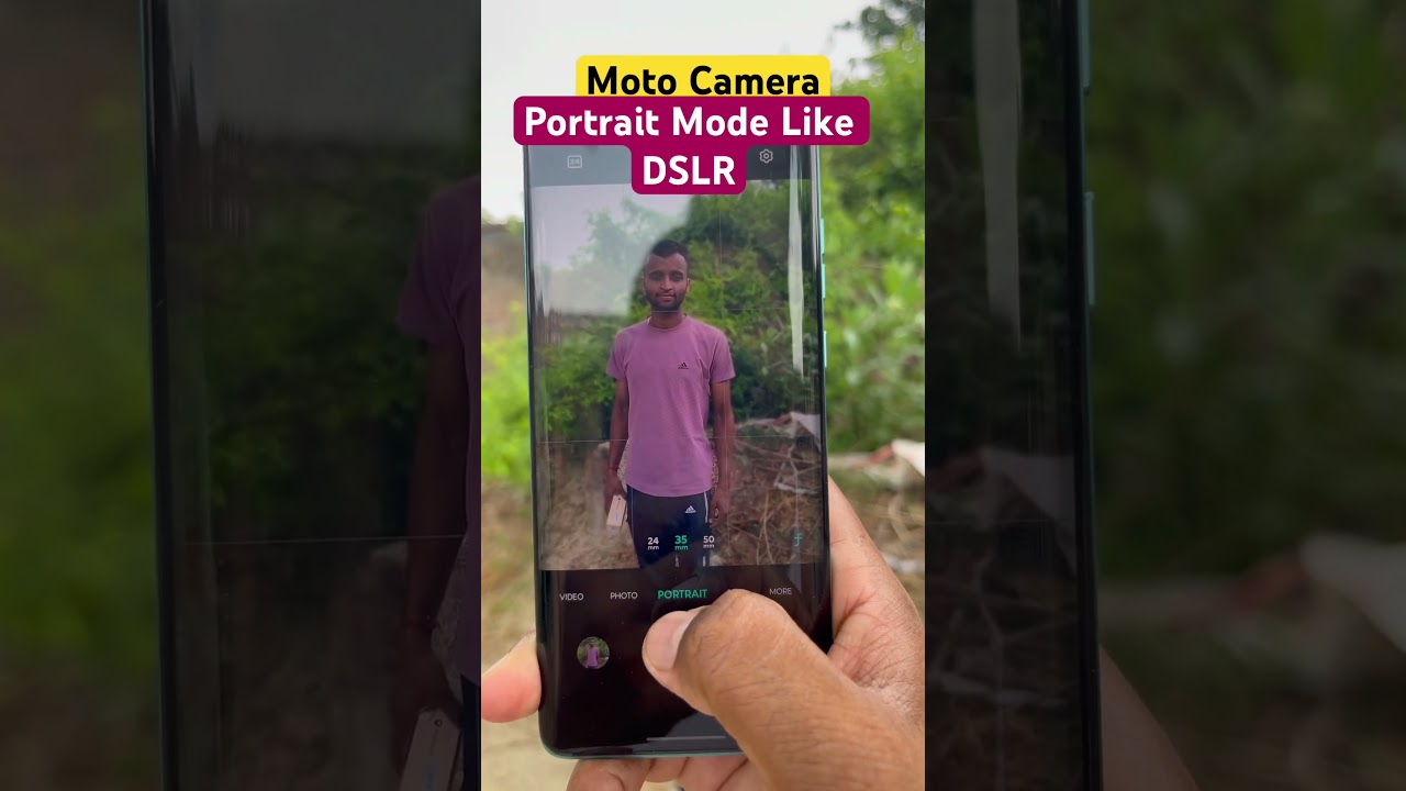 Motorola Edge 60 Fusion Portrait Camera Like DSLR #brijtech #motoedge60fusion