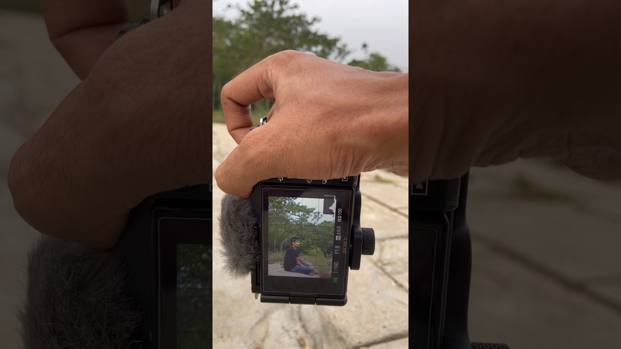 Taking beautiful Portrait with Sony ZV-E10 #sony #camera #photography #shorts #tech