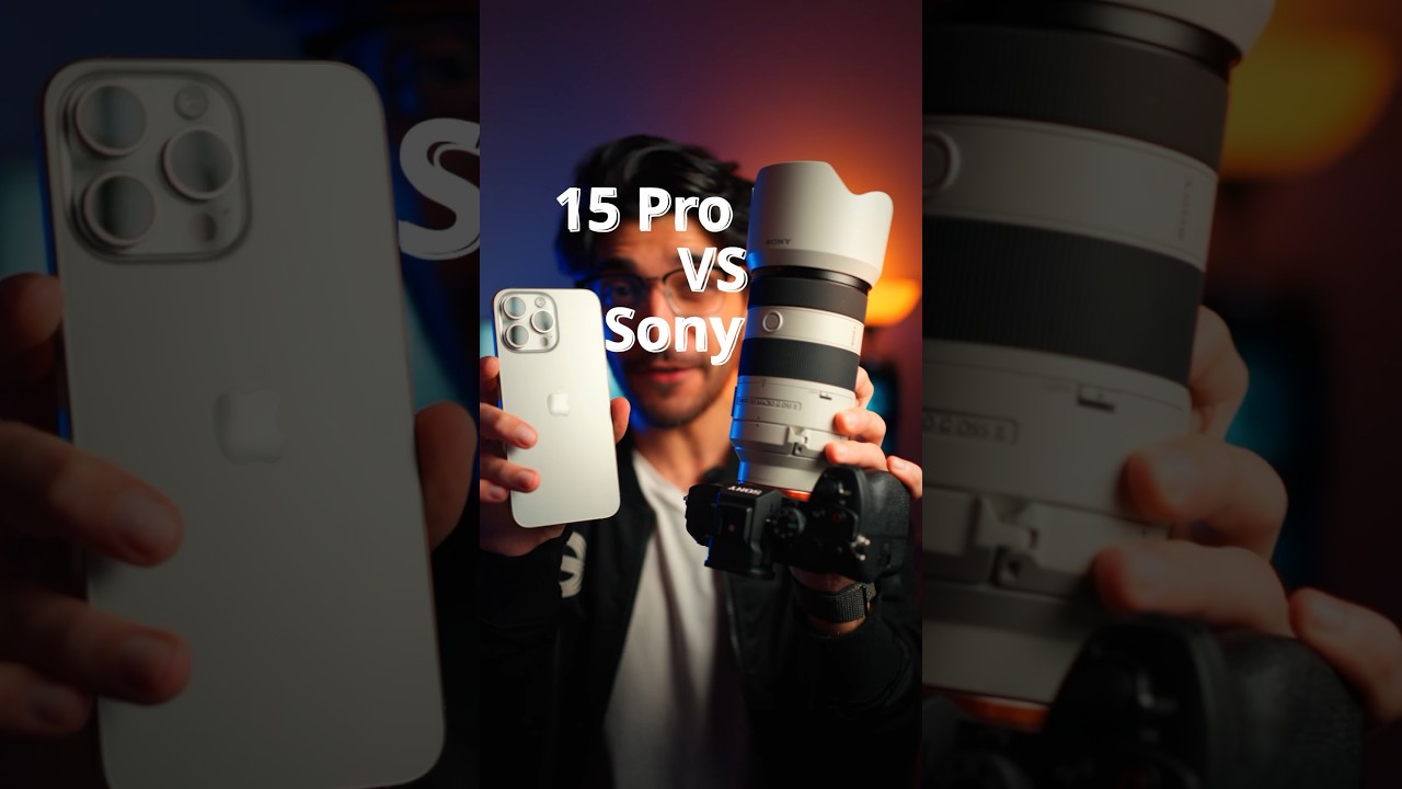 iPhone 15 Pro Max 5x (120mm) VS Sony Full Frame 120mm – Portrait Shots  📸