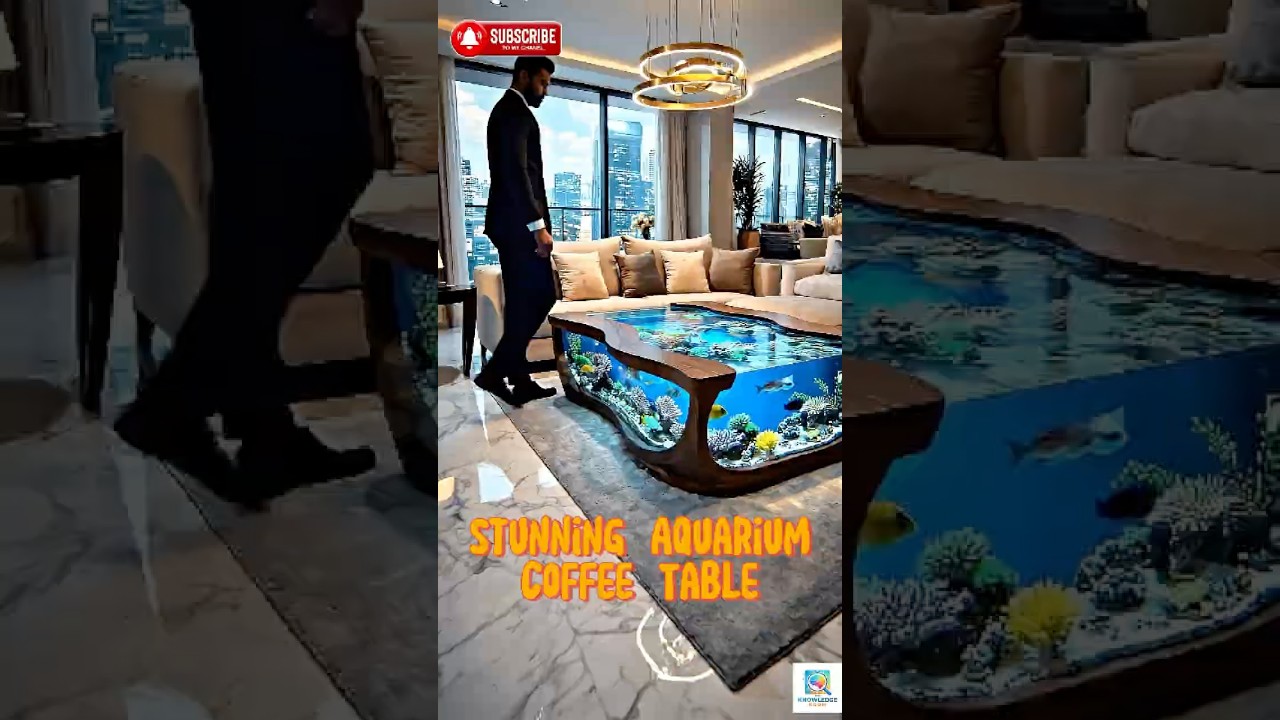 Stunning Aquarium Coffee Table | Daily Renovations