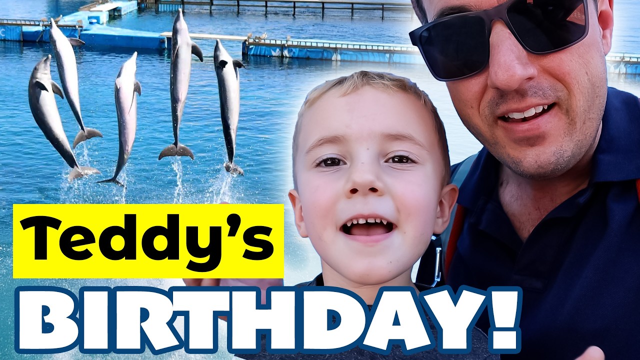 Teddy’s 4th Birthday at the Aquarium 🎂🎉