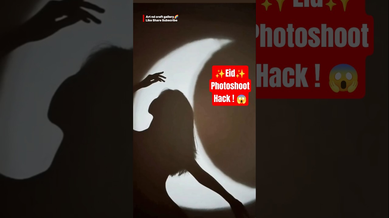 🌙Eid Photo Shoot Hacks!😱Easy Crafty Idea✨️#shorts #diy #shortsfeed #eid #trending #photography #fyp