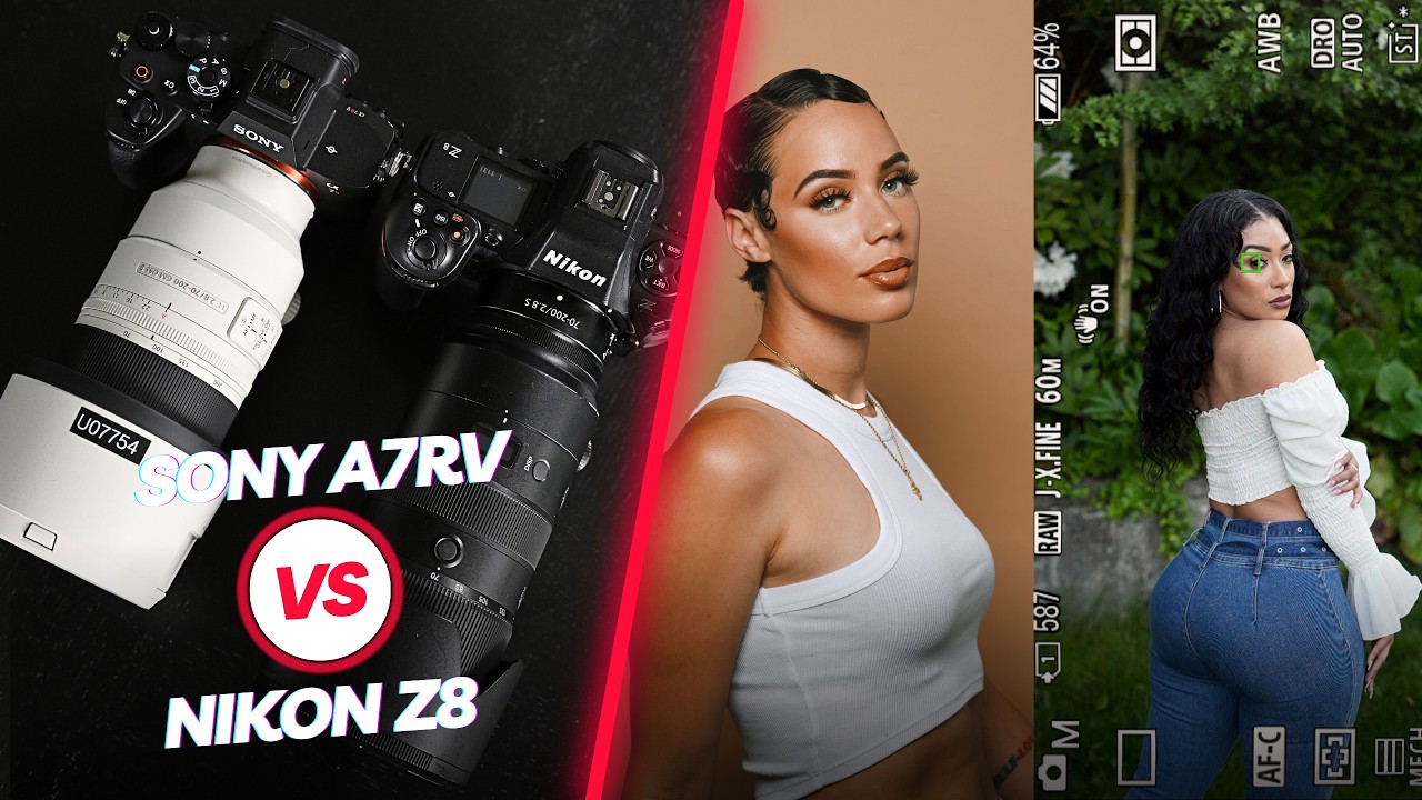 Nikon Z8 vs Sony A7RV | Real World Portrait Comparison