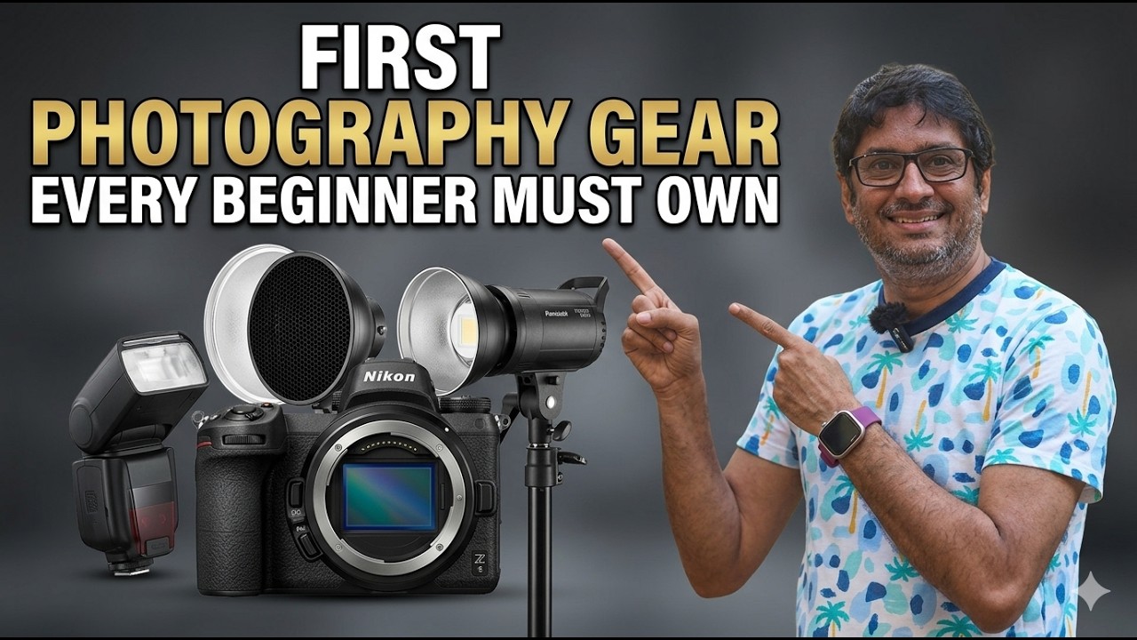 First Photography Gear Every Beginner Must Own