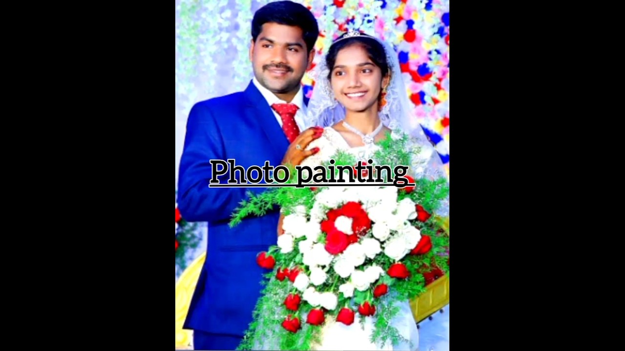Photo painting art ♥️😍#shorts #photopainting #art #ideas #trendingshorts #easy #creative🥰