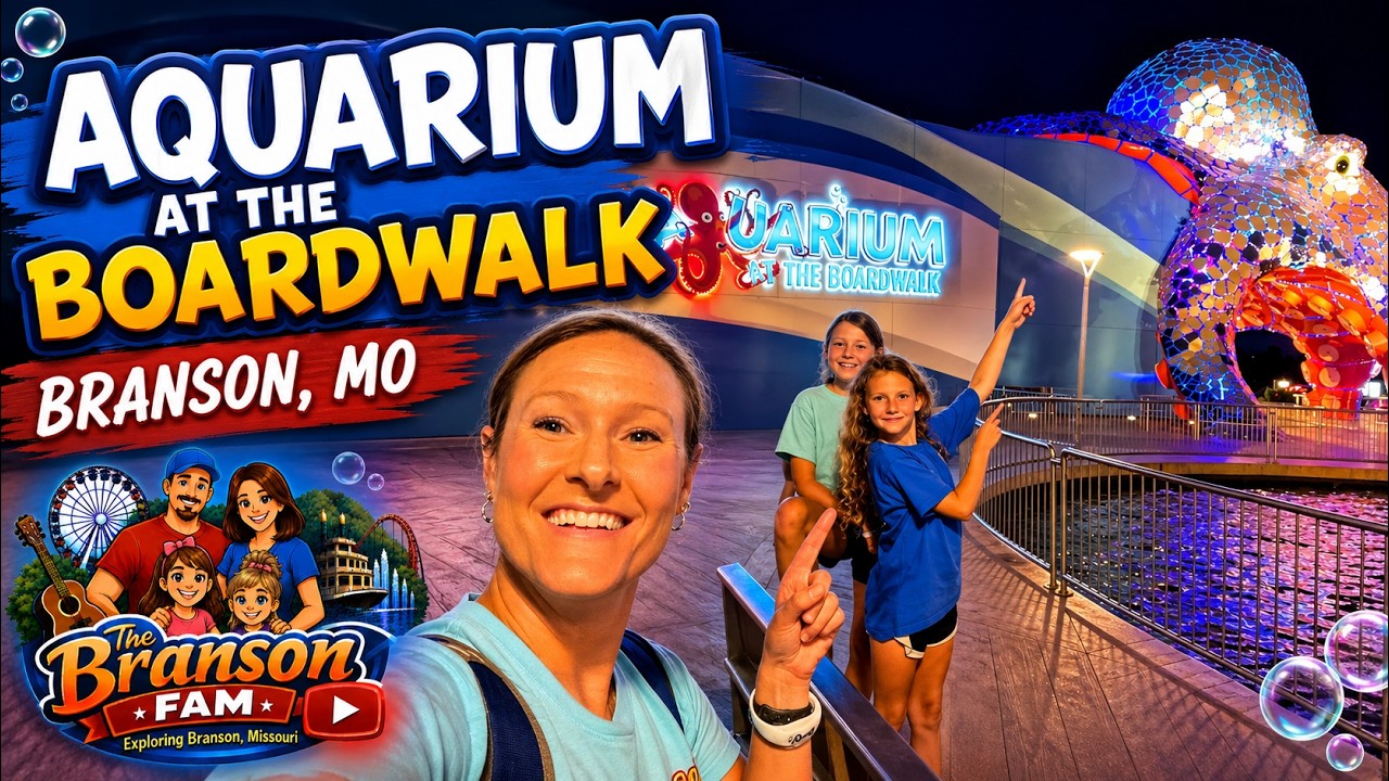 Aquarium at the Boardwalk | Full Family Tour with Interactive Exhibits | Branson, MO