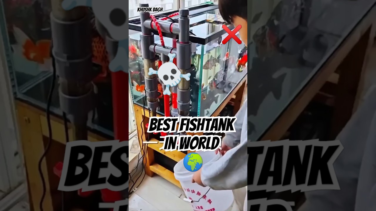 Automatic Fishtank Filter……..#fish#fishtank#guppy#mollyfish#petsvlog#minizoo#bettafish#aquarium