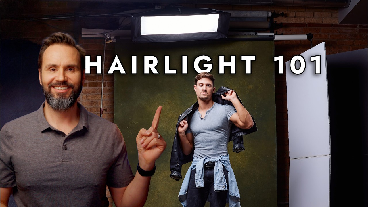 Hair Light 101 – Placement, Power & Modifier Tests for Portrait Photography