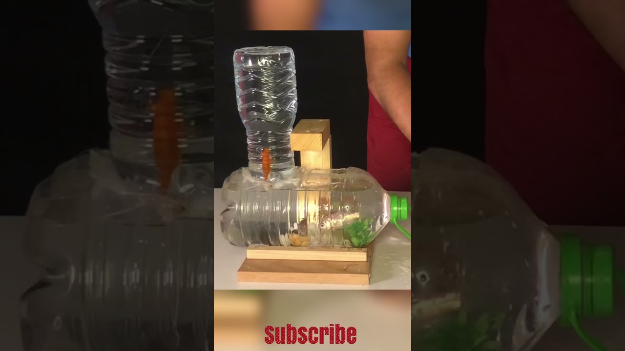 DIY Fish Aquarium | How to make Fish Tank using Plastic Bottle 😁😁😜